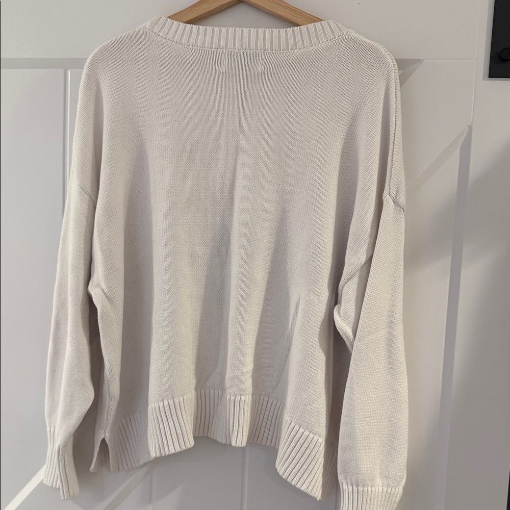Disney Women's Cream Mickey Mouse Star Sweater - Picture 3 of 3